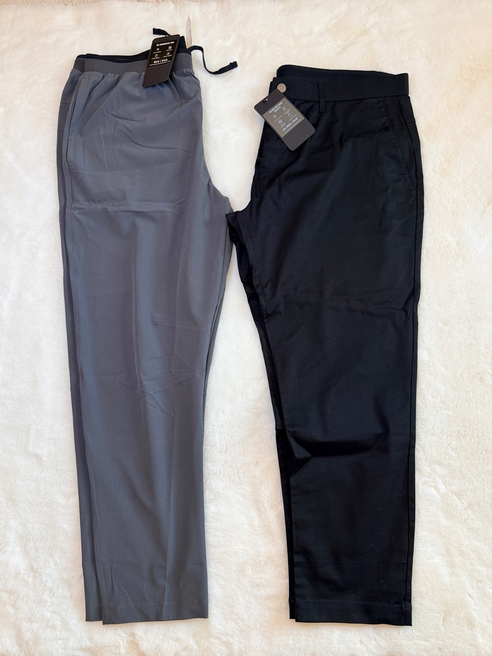 Fabletics Men's Joggers & Pants - Gray & Black